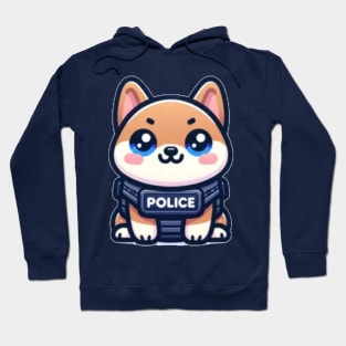 Kawaii Police K9 Hoodie